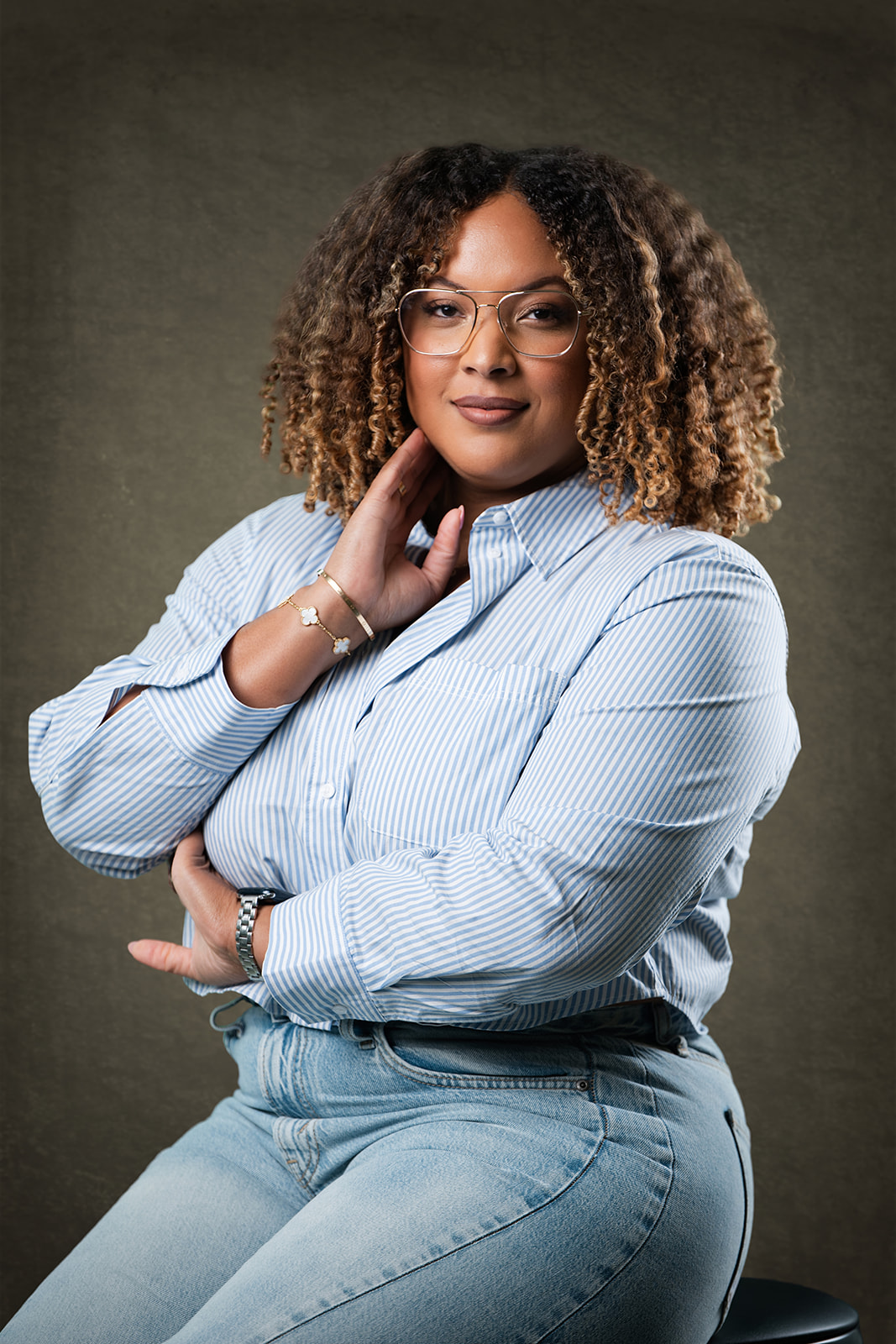 Professional Headshot — Miche Seated